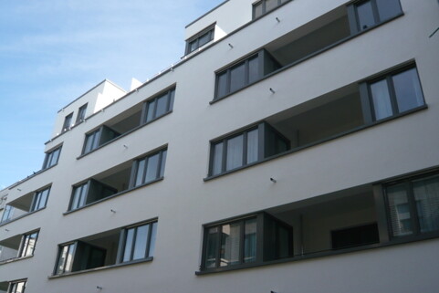 hintere Seite des Hauses