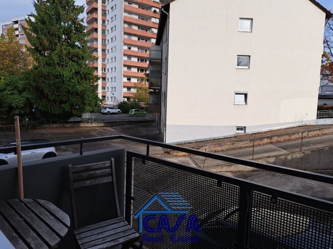 Blick vom Balkon