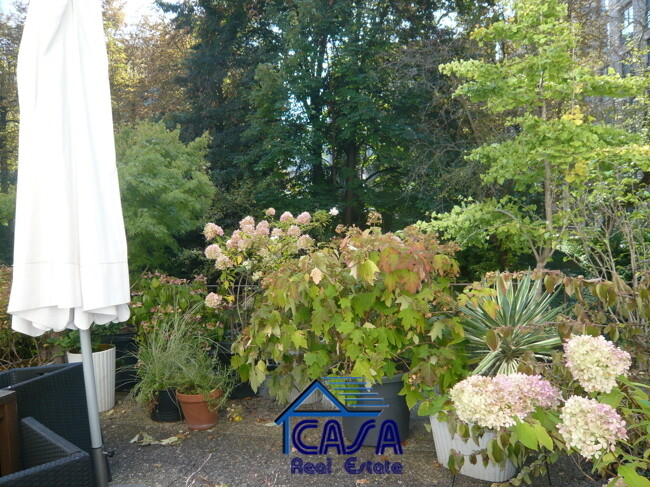 Terrasse im Sommer