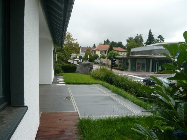 Blick auf die Terrasse