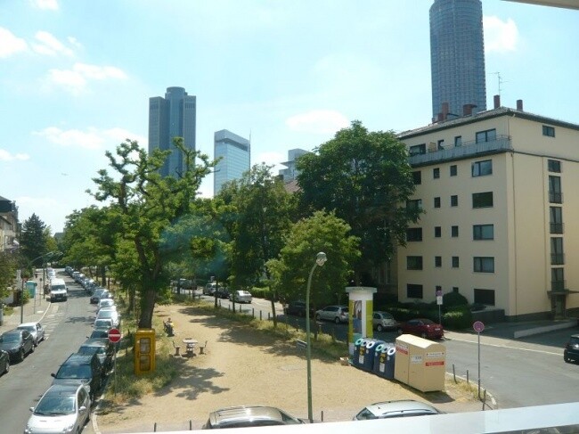 Ausblick vom Balkon