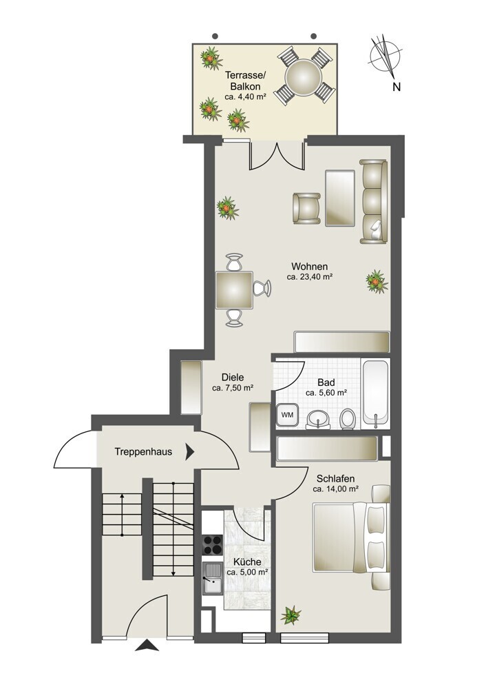 Wohnungsgrundriss