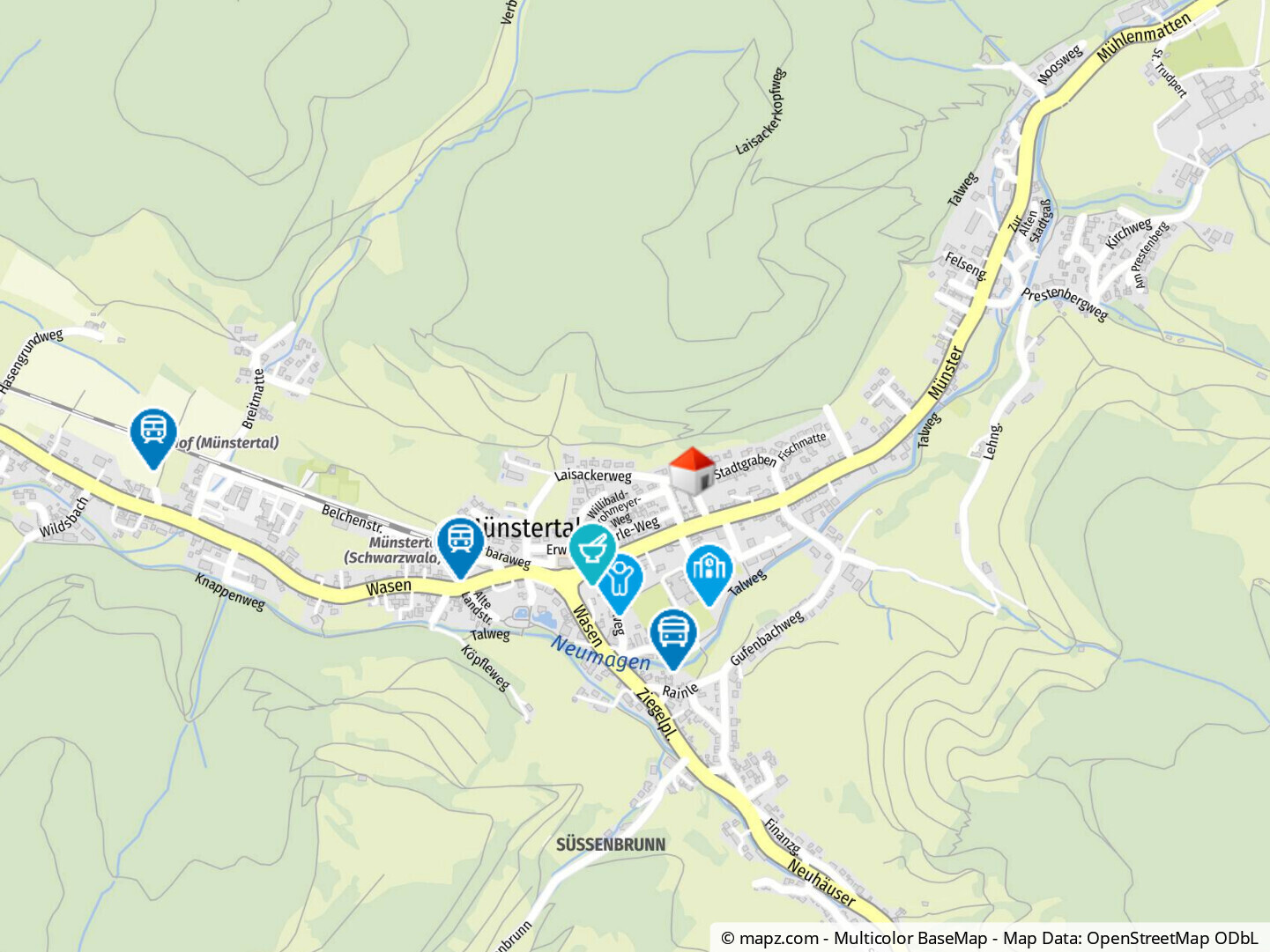 Geolyzer Kartenausschnitt