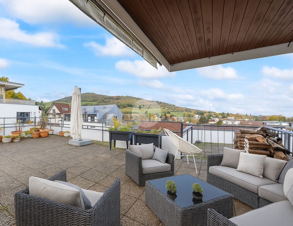 Visualisiert: Dachterrasse