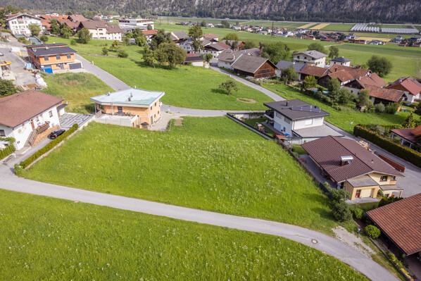 Ansicht von oben mit Blick nach Norden