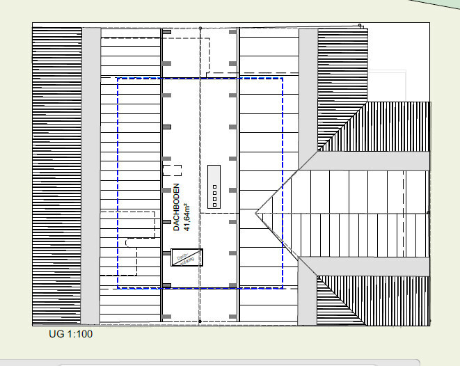 Grundriss Dachboden