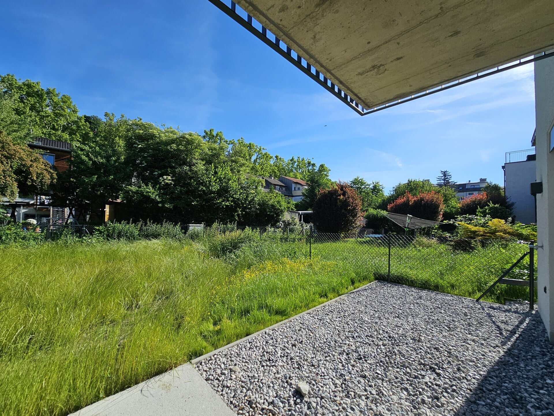 Terrasse und Garten