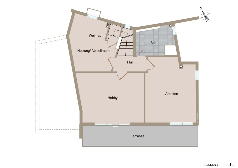 Grundriss Gartengeschoss