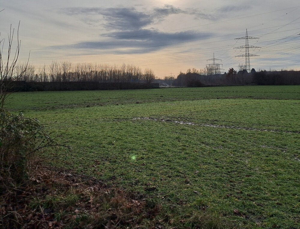 Blick von dem Grundstück