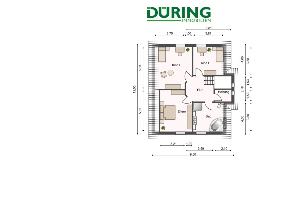Grundriss Dachgeschoss