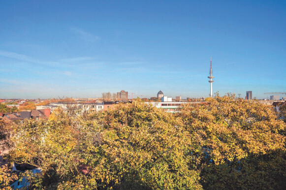 Blick über Hamburg