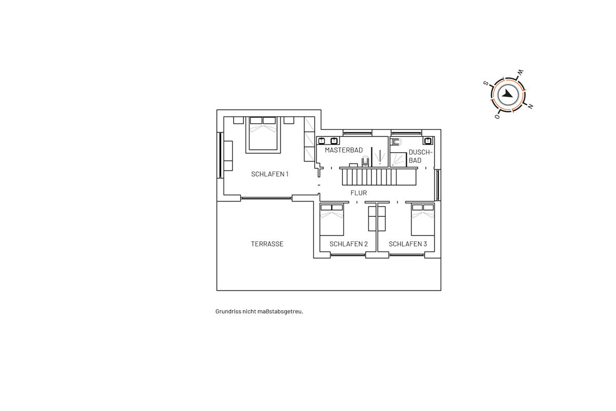 Grundriss 1. Obergeschoss