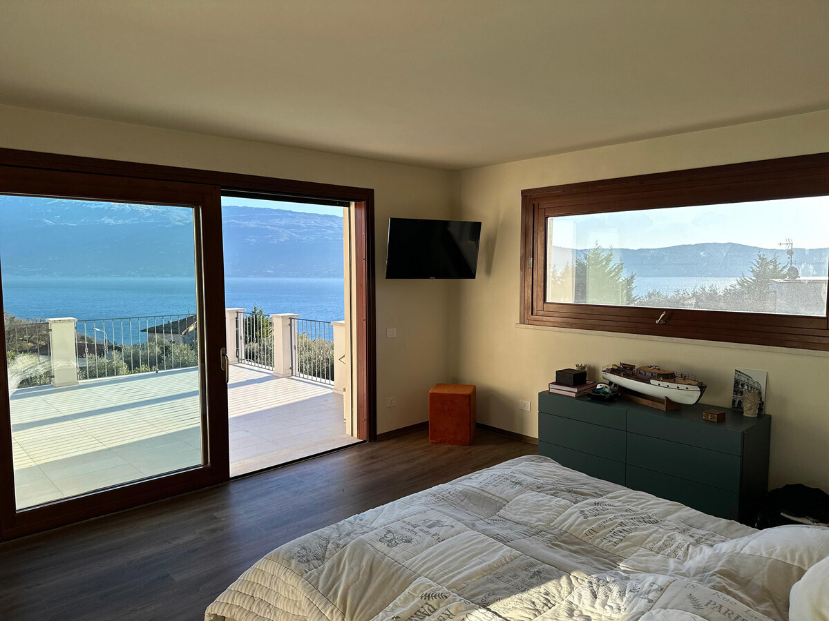 Schlafzimmer mit Ausblick
