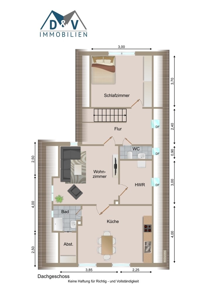 Wohnung 2 - Dachgeschoss