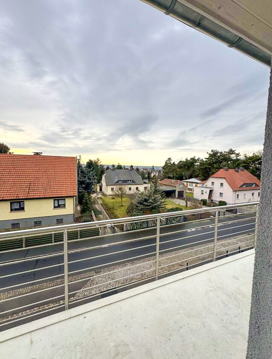 Blick vom Balkon