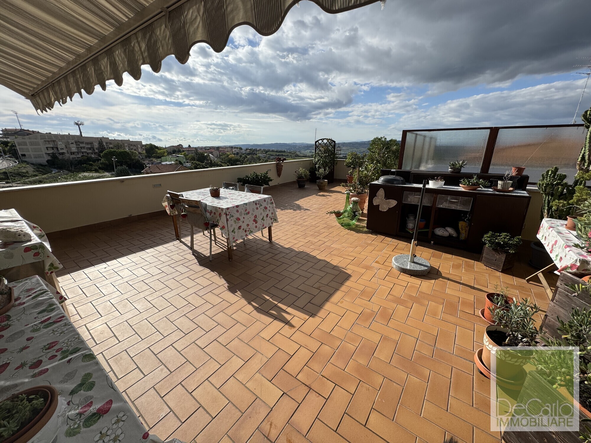 Terrazzo e panorama