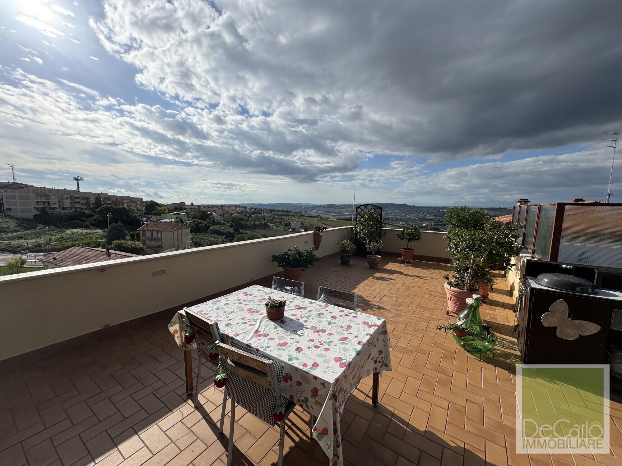 Terrazzo e panorama