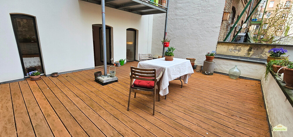 Terrasse zum Hof