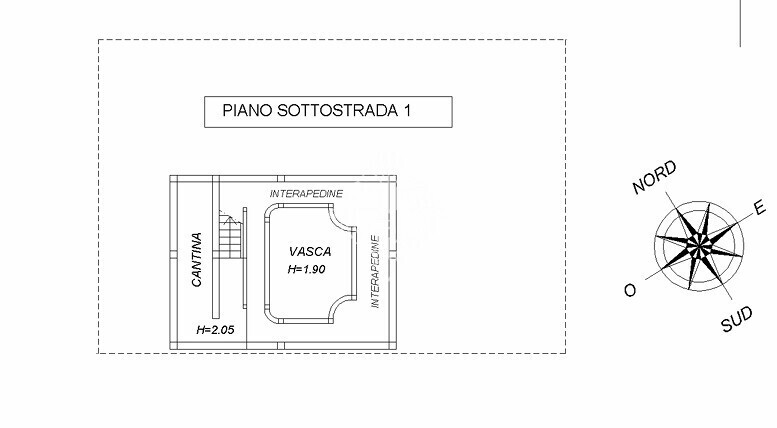 Planimetria Vasca e Cantina