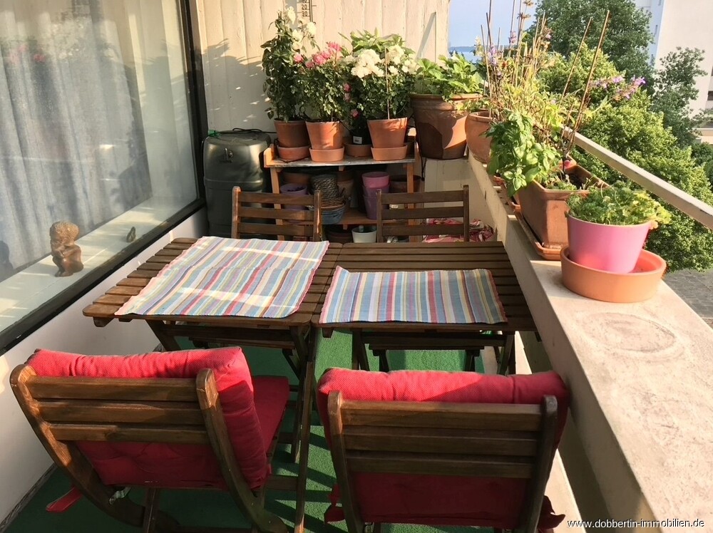 Loggia im Sommer