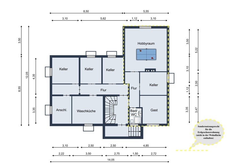 Untergeschoss/Keller