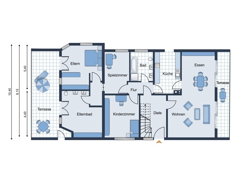 Erdgeschossgrundriss