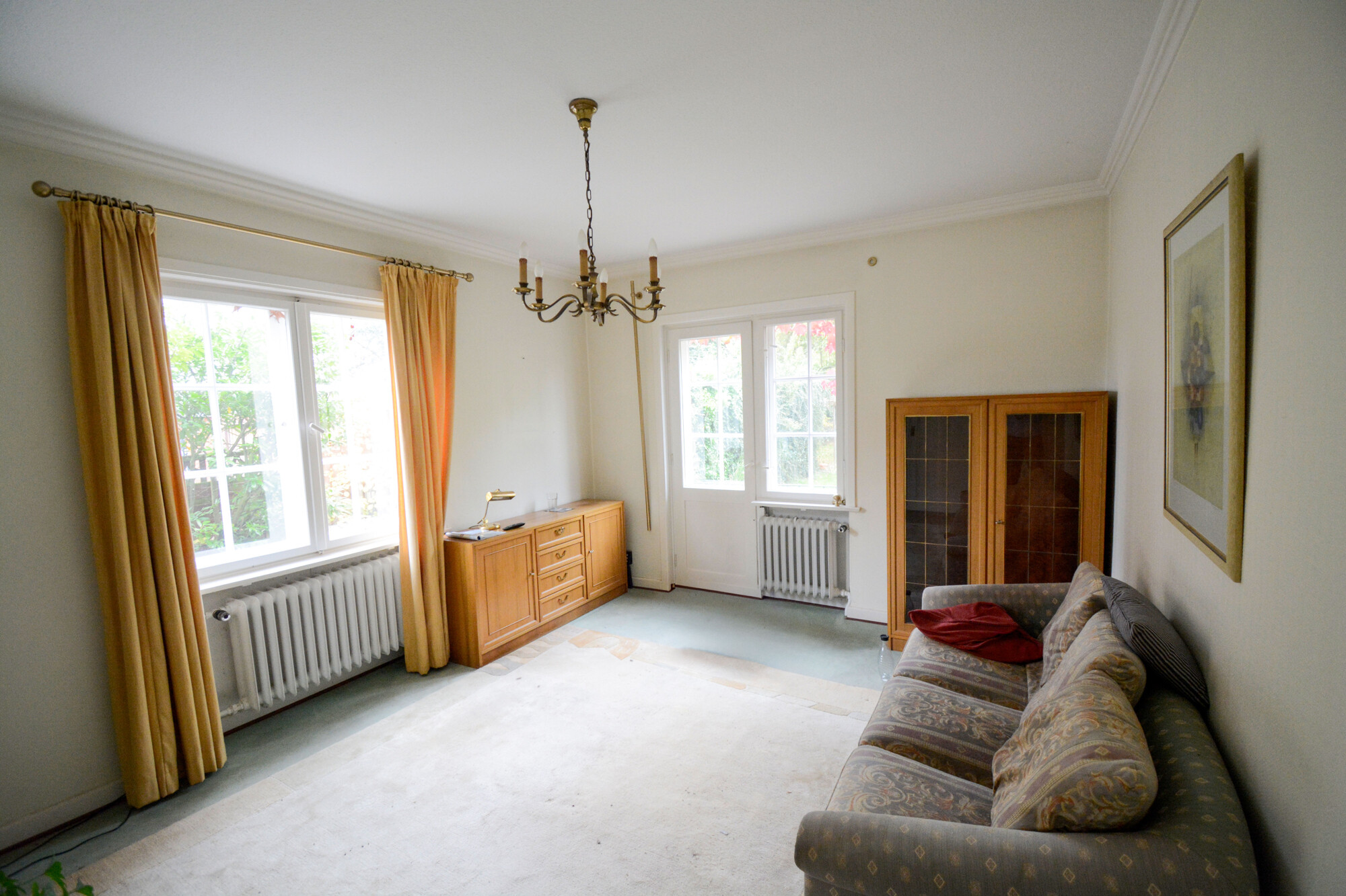 Wohnzimmer im EG  mit Terrassenzugang