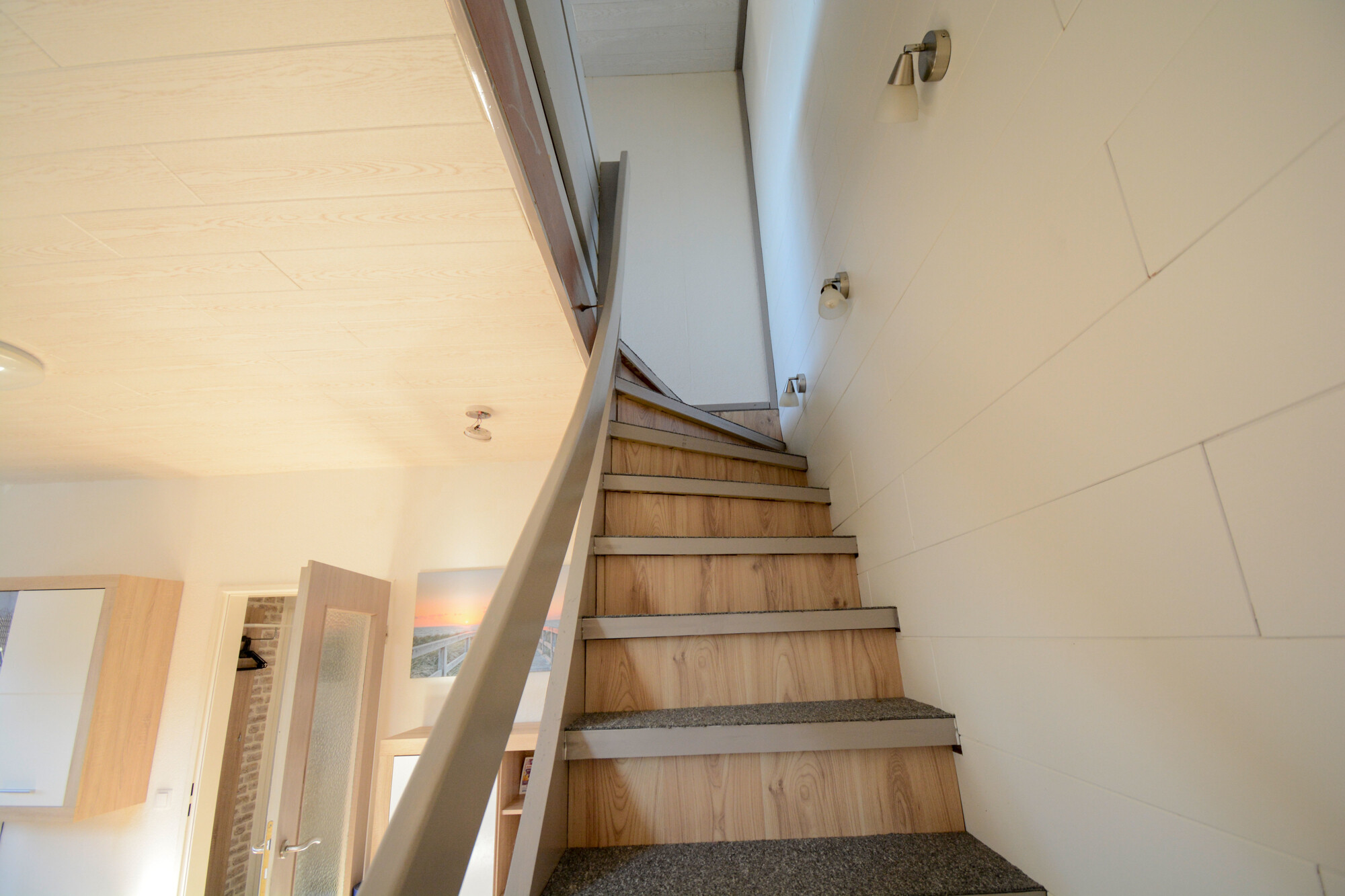 Treppe zum Spitzboden