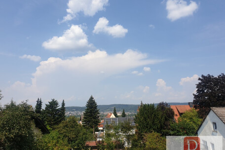 Blick vom Balkon