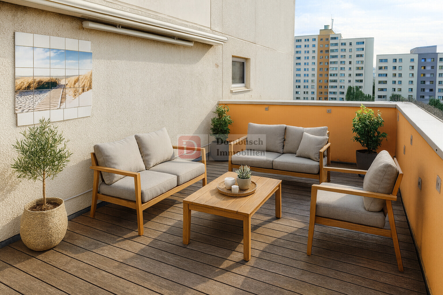 Dachterrasse - Virtual Staging