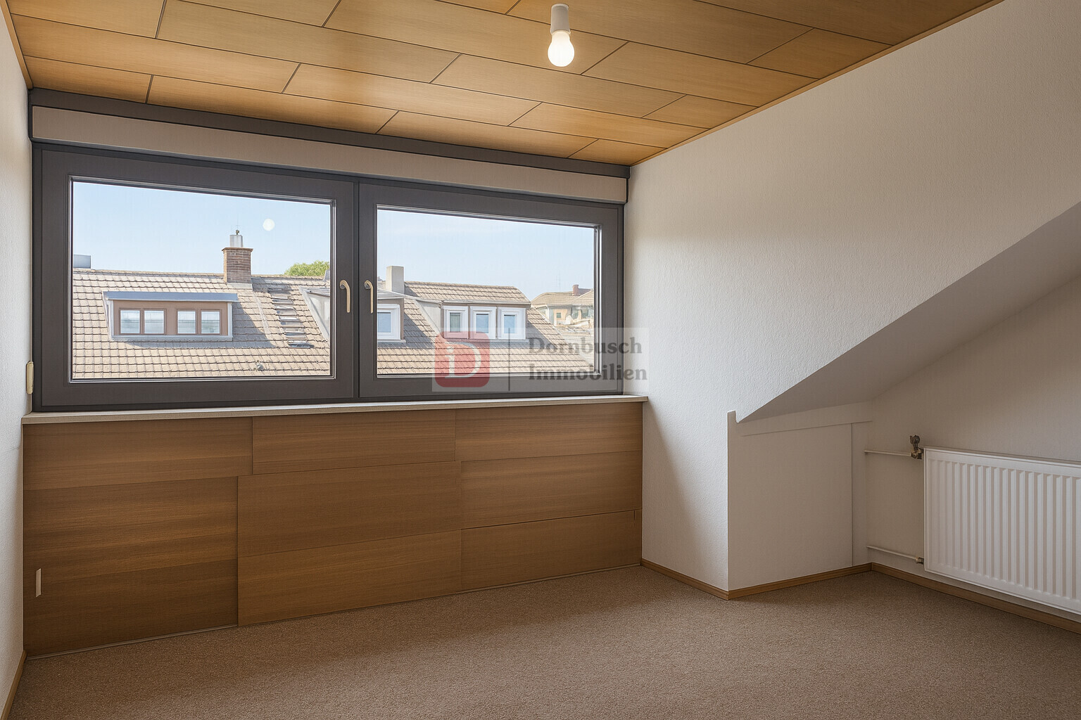 Schlafzimmer im Dachgeschoss - Staging