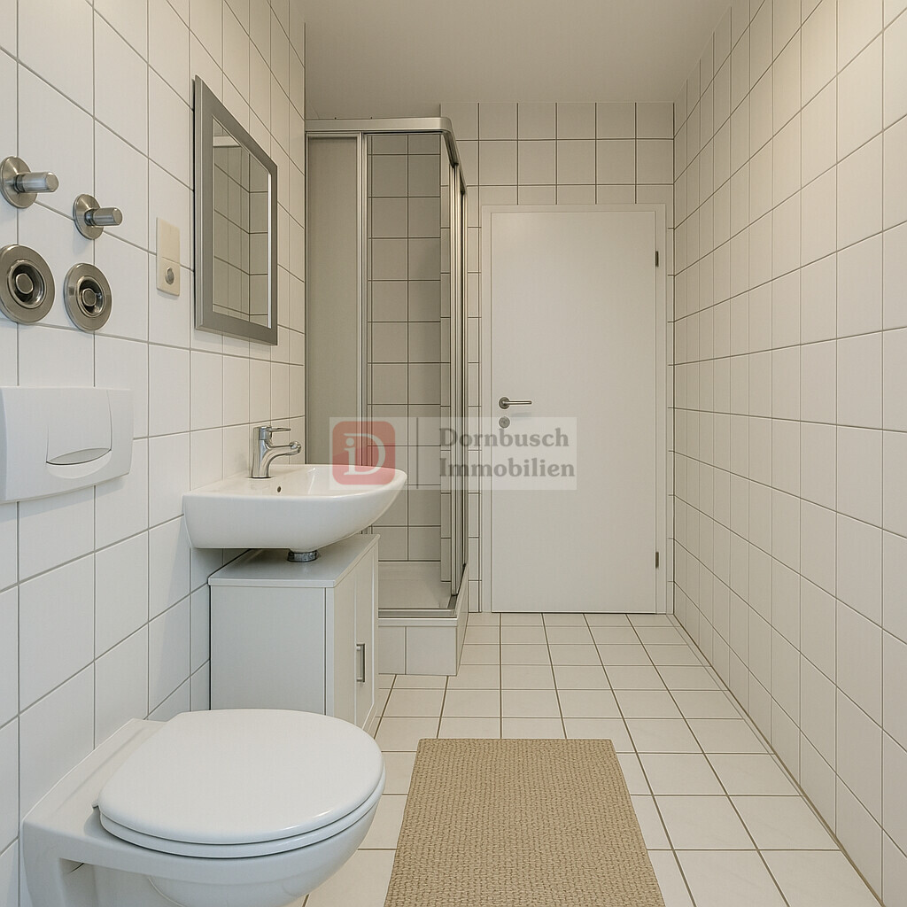 Badezimmer mit Dusche