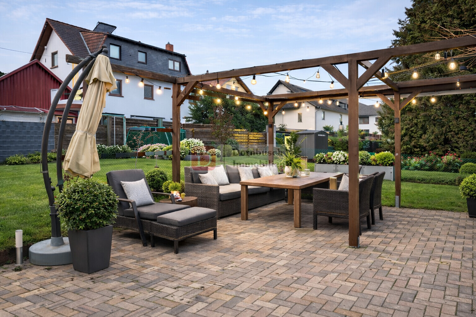 Beispiel einer Terrassengestaltung - Virtual Staging