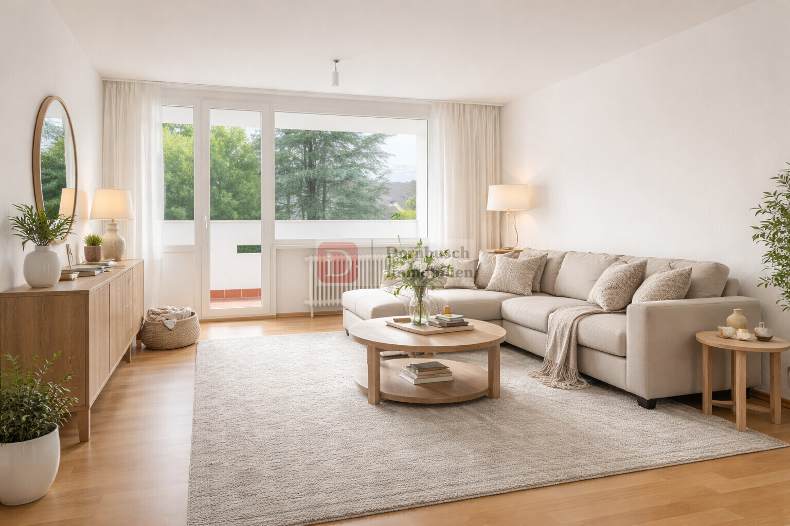 Wohnzimmer - Staging