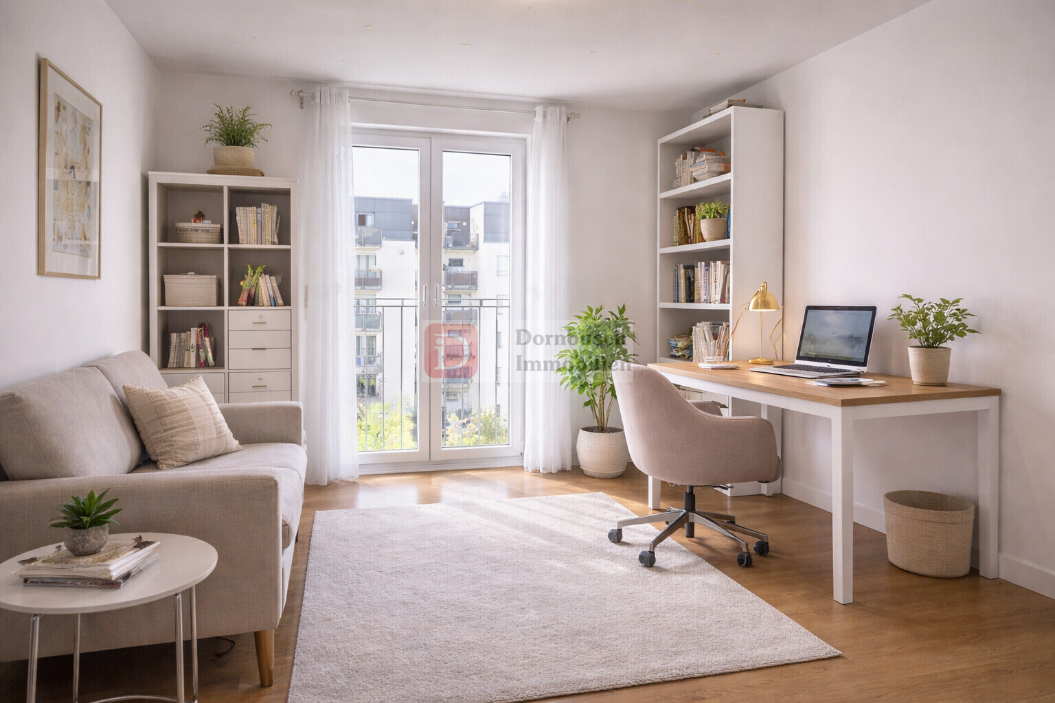 Arbeitszimmer - Virtual Staging