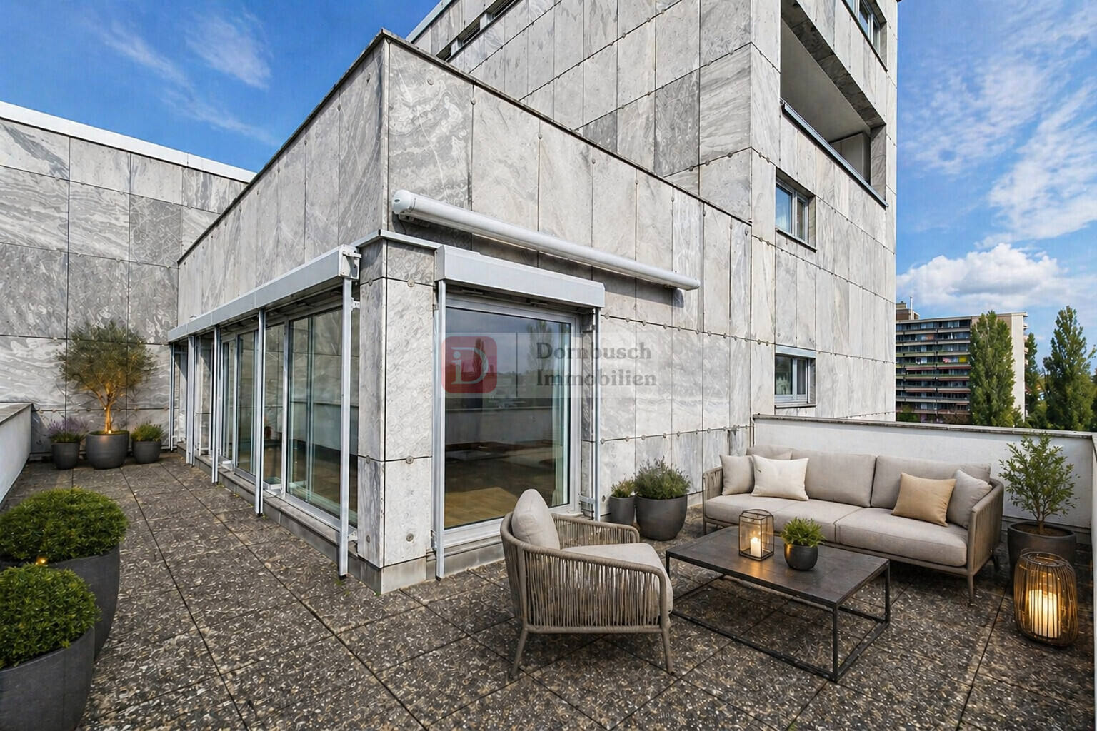 Dachterrasse - Virtual Staging