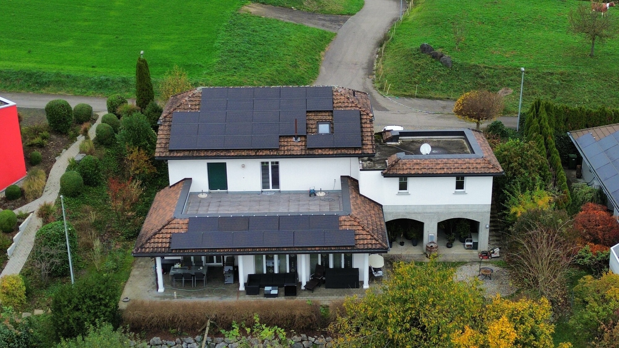 Südansicht PV Anlage