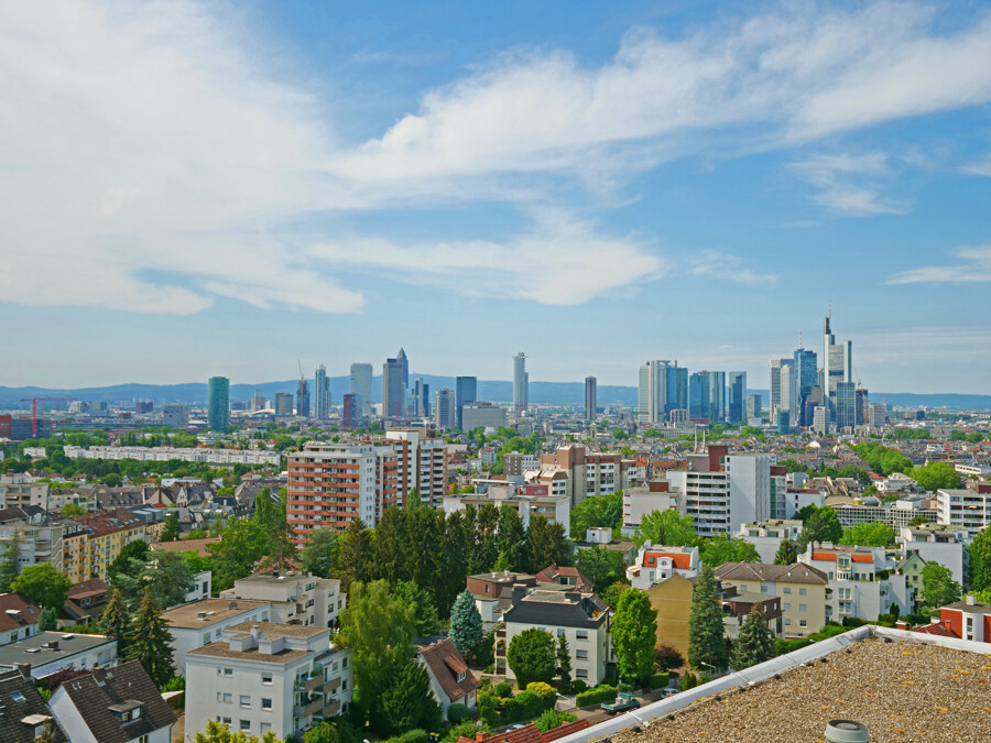 Zoom-Blick aus dem Schlafzimmer