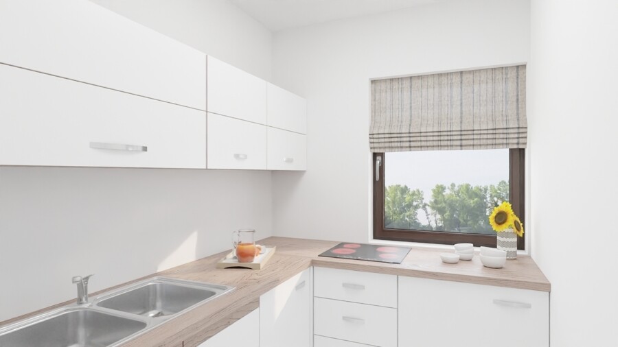 Möblierungsbeispiel Küche