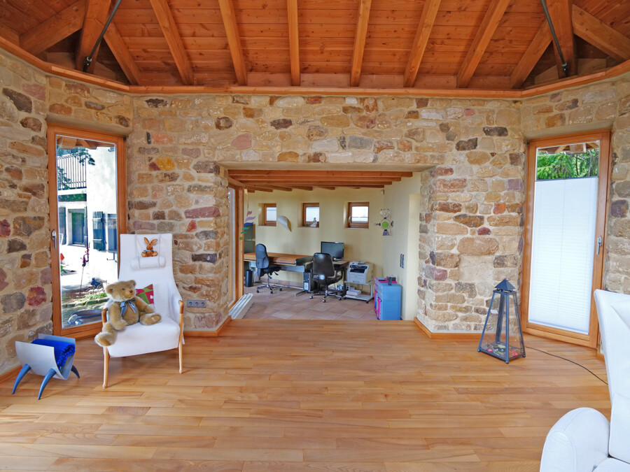 Blick zurück zum Korridor