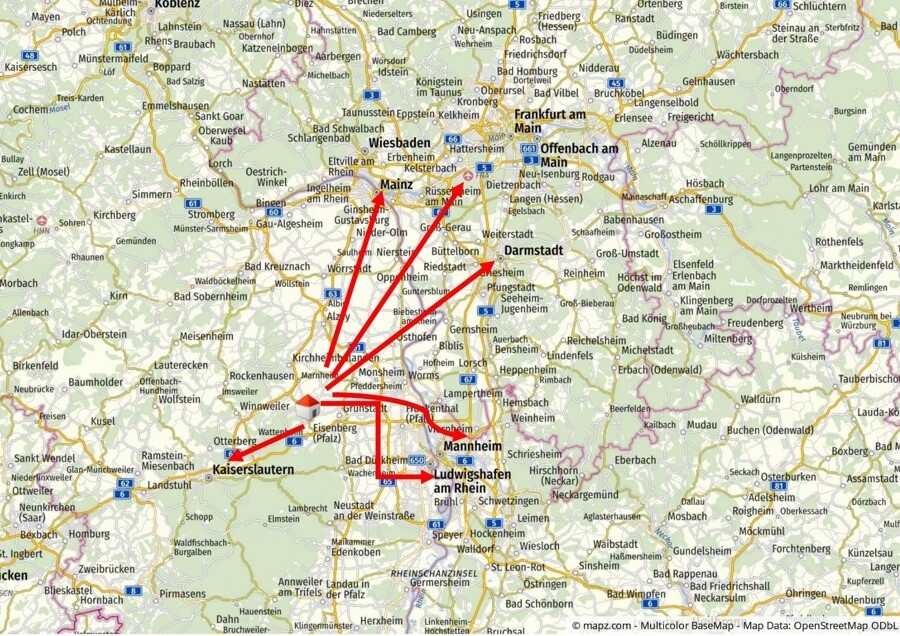 Lageplan Eisenberg