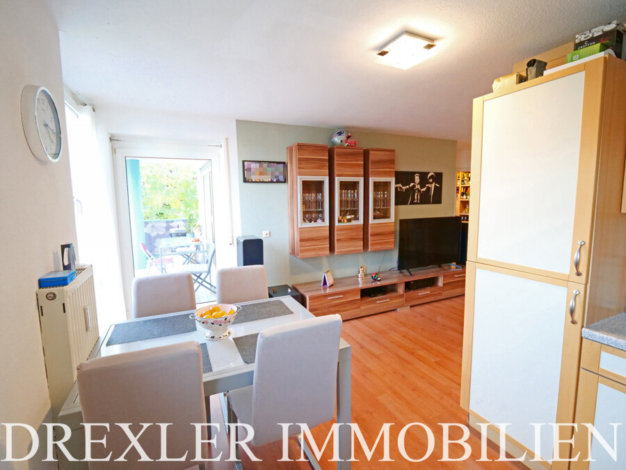 Blick Küche Richtung Loggia