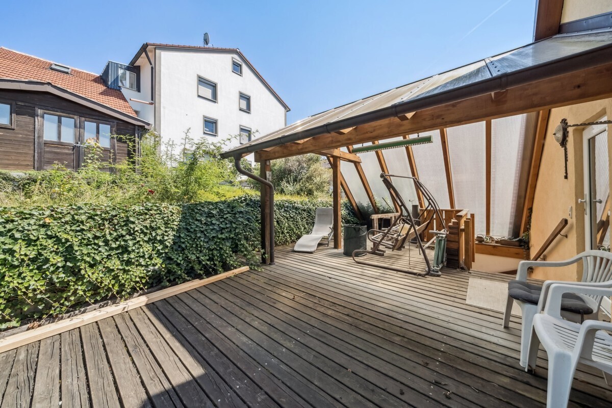Dachterrasse + Garten 