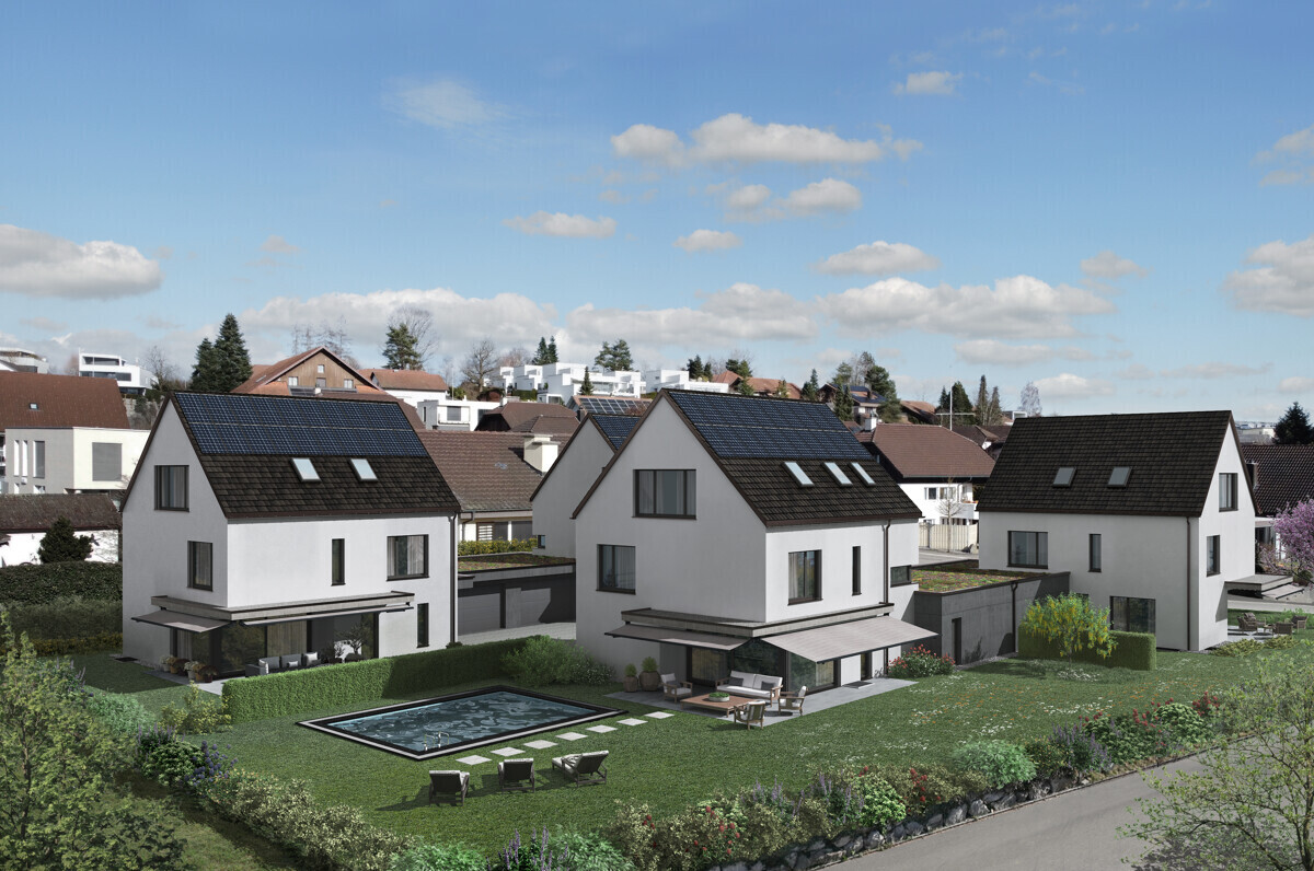 Aussenansicht ÜberbauungVar B