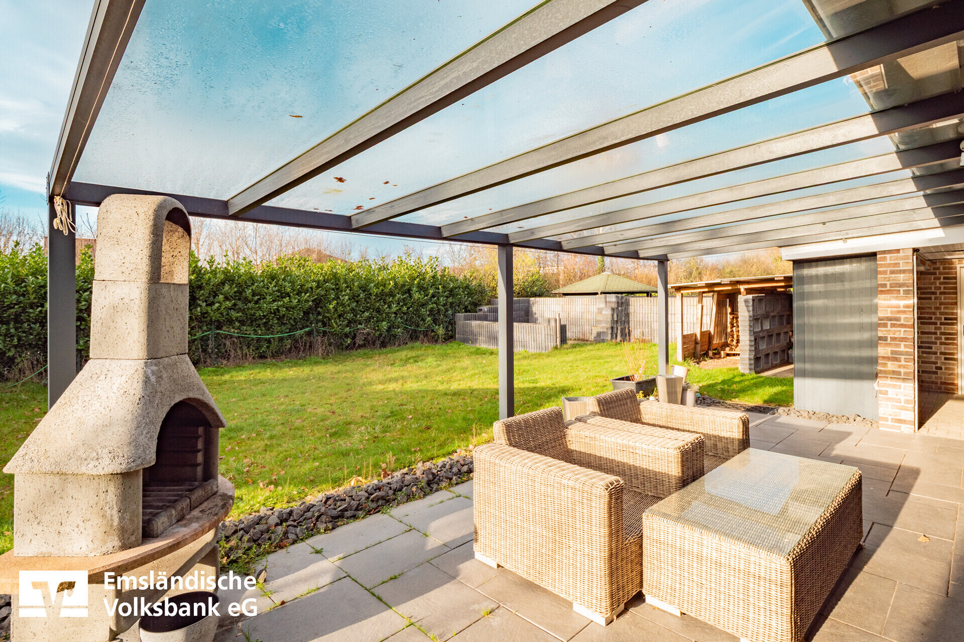 Überdachte Terrasse