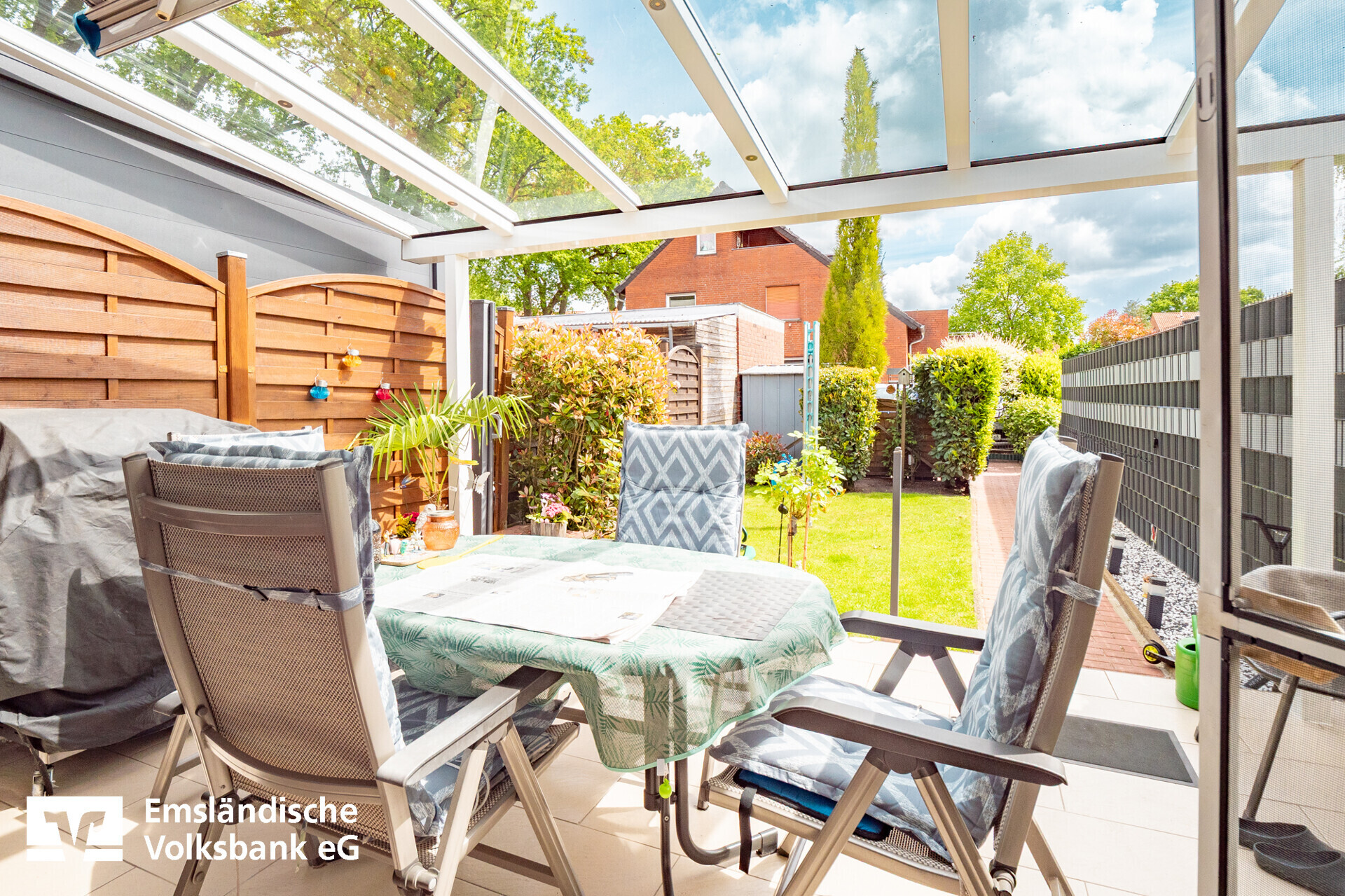 Überdachte Terrasse