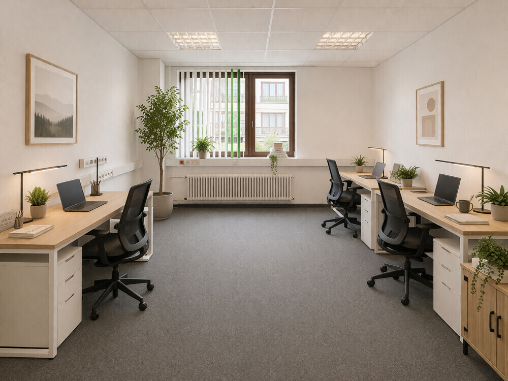 Büro 4 - KI Darstellung