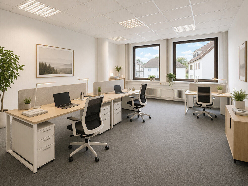 Büro 2 - KI Darstellung