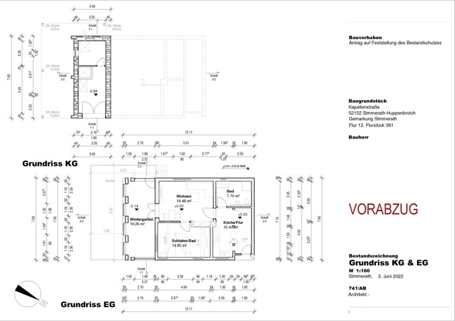 ESI-693 Grundriss KG u EG
