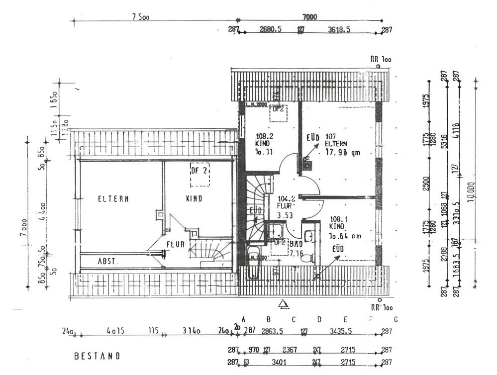 Grundriss Dachgeschoss